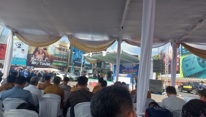 PWI Lampung Gelar Apel Akbar, Yang Bertema Pilkada Damai dan Berintegritas