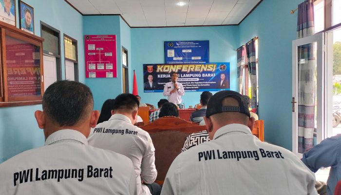 Jelang Pemilihan Ketua, PWI Lampung Barat Gelar Konferensi Kerja