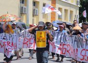 Serikat Petani Lampung Gruduk Polda Lampung, Ini Yang Dituntut