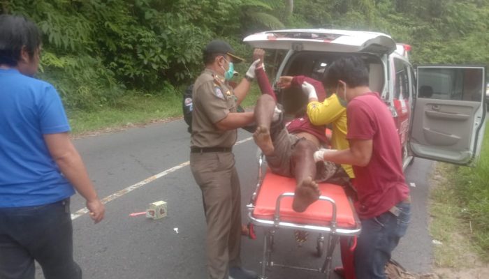 Masyarakat Pekon Bakhu Digegerkan Penemuan Mayat Anonim Dipinggir Jalan Lintas Nasional