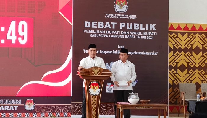 PM-MH Paparkan Visi-Misi Pada Debat Pemilihan Bupati dan Wakil Bupati 2024 Lambar