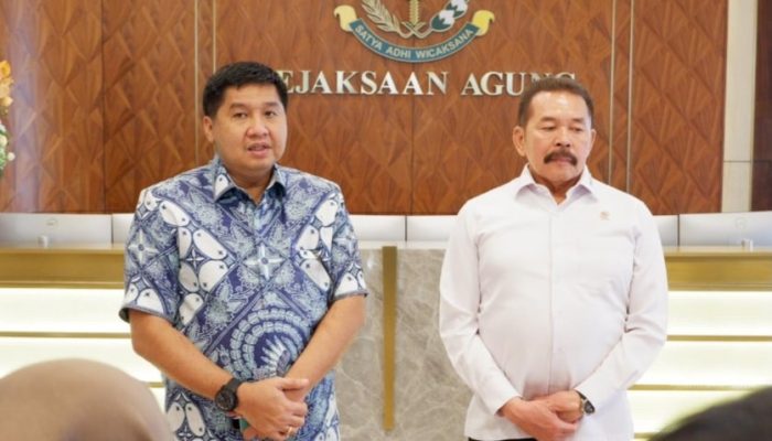 Kejaksaan RI Terima Kunjungan Menteri Perumahan dan Kawasan Pemukiman RI, Bahas Pengadaan Lahan