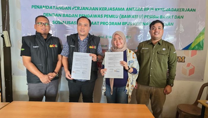 Seluruh Pengawas Pemilu di Kabupaten Pesisir Barat, Kesehatannya Dijamin BPJS Kesehatan