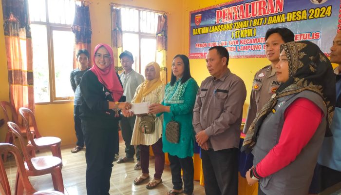 Pemerintah Pekon Kubuliku Jaya Salurkan BLT DD Tahap Tiga Tahun 2024