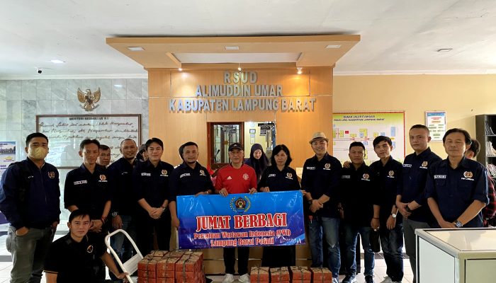 PWI Lambar Silaturahmi ke Pj. Bupati, Sekaligus Berbagi Jumat di RSU-AD