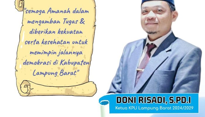 Doni Risadi Eks Bendum PWI Lambar Jadi Ketua KPU, Rifa’i : Ini Kebanggaan Tersendiri Bagi Kami