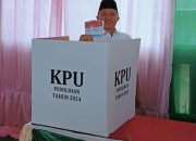Pagi!! Parosil Mabsus Usai Tunaikan Hak Suaranya Pada Pilgub dan Pilbup Lampung