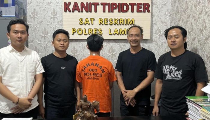 Gelapkan Dana KUR, Oknum Karyawan Bank Lampung Digelandang Polisi