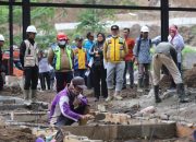 Pembangunan Pasar Tematik di Lumbok Seminung, Nukman : Pekerja Diminta Tepat Waktu Menyelesaikannya