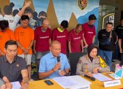 Pungli Dijalan Lintas Belambangan, 13 Tersangka Diangkut Tekab 308 Polda Lampung