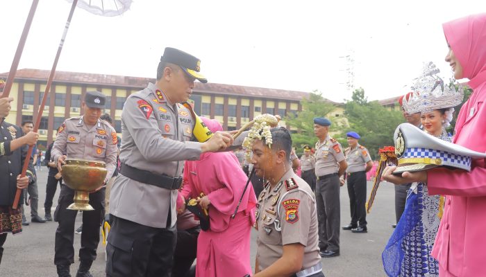 Kado Indah, Periode 1 Januari 2025 198 Personil Polda Lampung Naik Pangkat