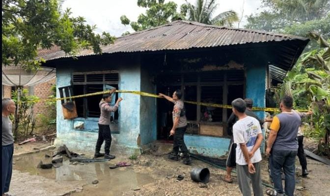 Jago Merah Lalap Satu Rumah di Way Kanan, Diduga Konsleting Listrik
