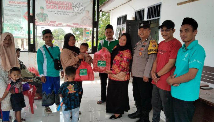 Dukung Program Pemerintah Tanggulangi Stunting, Pengurus Ranting NU Way Mengaku Berbagi