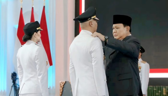 Presiden RI Lantik Rahmat Mirzani Djausal dan Jihan Nurlela sebagai Gubernur dan Wakil Gubernur Lampung