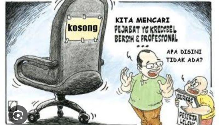 10 Jabatan Eslon II Lowong, 33 Eslon III dan IV, BKPSDM Lampung Barat Tunggu Instruksi Pimpinan Untuk Seleksi Kembali