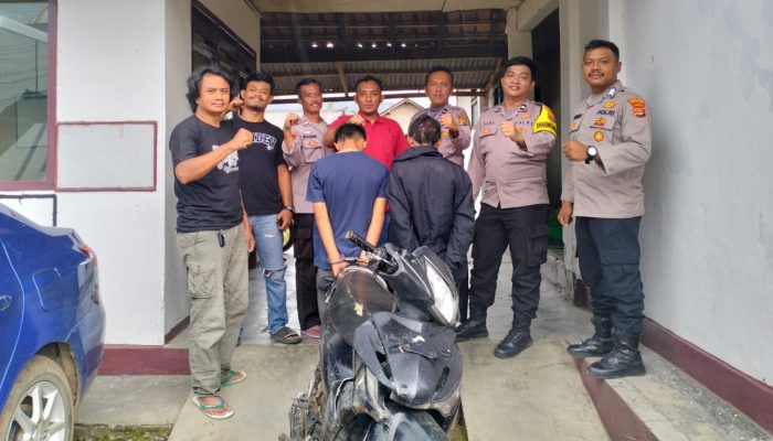 Dua Pelaku Curanmor di Way Tenong Dibekuk Unit Reskrim Polsek Sumberjaya, Kurang dari 24 Jam Usai Beraksi