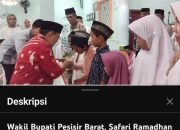 Wakil Bupati Pesbar Safari Ramadhan Terakhir