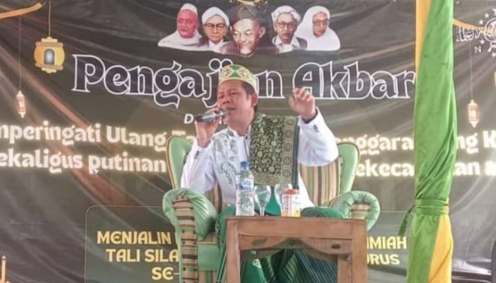 Pengajian Rutin Selapanan Keluarga Besar NU Kecamatan Air Hitam Berlangsung Khidmat