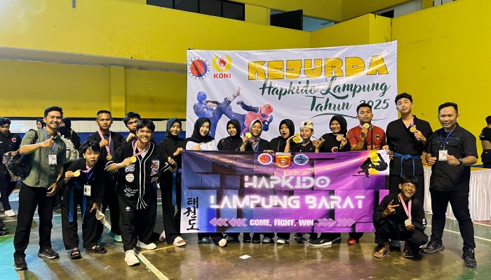 HAPKIDO Lampung Barat Kantongi 13 Medali di Kejurda 2025
