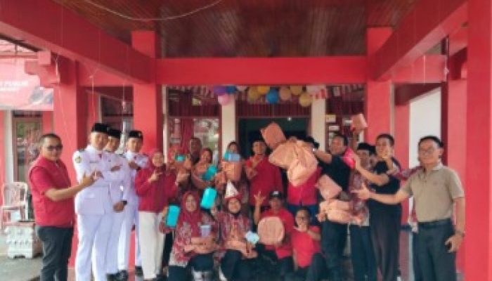 DPC PDI Perjuangan Lampung Barat Peringati HUT RI dan Resmikan Rumah Partisipasi Politik