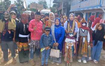 Pekon Atar Bawang Ikut Serta Meriahkan Pawai Budaya dan Nyambai di Lapangan Tanjung Menang Kenali