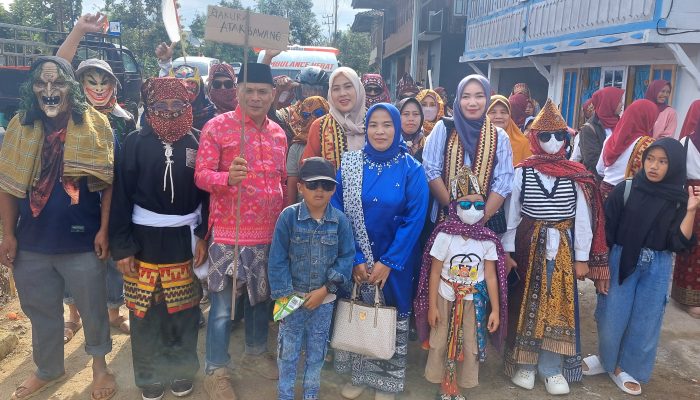 Pekon Atar Bawang Ikut Serta Meriahkan Pawai Budaya dan Nyambai di Lapangan Tanjung Menang Kenali