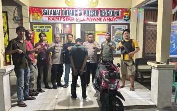 Gasak Motor Beat, HA Dibekuk Sat Reskrim Polsek Bengkunat