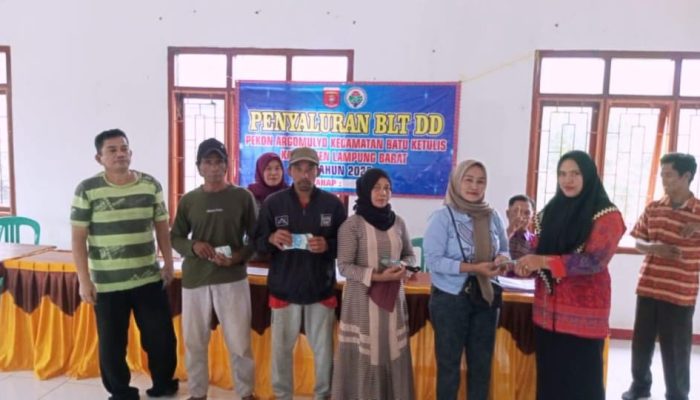 17 KPM Pekon Argo Mulyo Terima BLT-DD Tahap III Tahun 2025