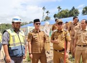 Bupati Dedi Irawan Tinjau Pembangunan Jalan Menuju Rumah Sakit KH. Muhammad Thohir