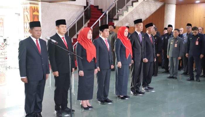 Lantik 7 Pejabat Eselon ll, Parosil Mabsus : Jangan Terjebak Zona Nyaman