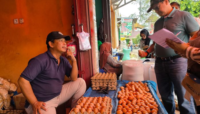 Sekda Monitoring Harga Bahan Pokok di Pasar Liwa Relatif Stabil