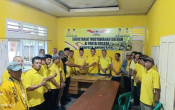 Tomi Ardi Calon Tunggal, Pendaftaran Calon Ketua Golkar Lampung Barat Resmi Ditutup