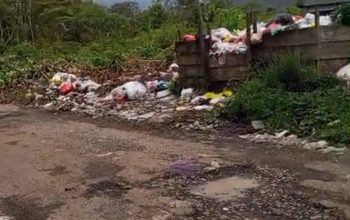 Dua Bulan Tak Diangkut Warga Keluhkan Tumpukan Sampah Dekat Rumah Dinas DPRD