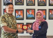 Perkuat Peningkatan Pelayanan Kesehatan Jajaran RSUD Alimudin Umar Audensi dengan Satuan Kodim 0422 Lampung Barat