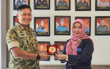 Perkuat Peningkatan Pelayanan Kesehatan Jajaran RSUD Alimudin Umar Audensi dengan Satuan Kodim 0422 Lampung Barat