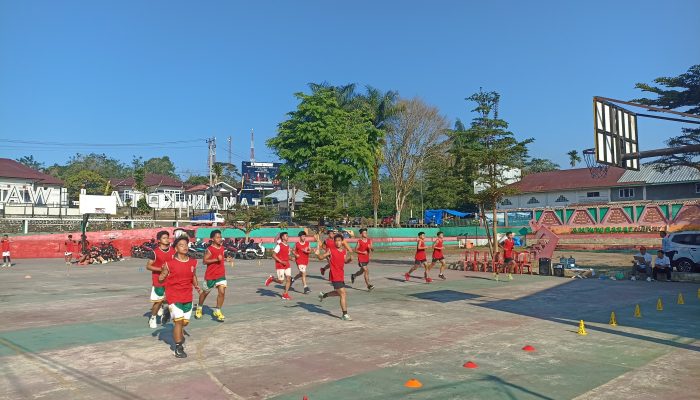 Perbasi Lampung Barat Gelar Seleksi Atlet Basket untuk Persiapan Porprov