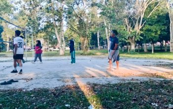 Lapangan Bola Voli Pemkab Lampung Barat Tidak Terawat dan Hancur, Atlit Minta Segera di Perbaiki