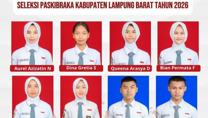 SMAN 1 Liwa Lampung Barat Resmi Utus 10 Siswa Ikuti Pelatihan Paskibraka Satu Ke Tingkat Provinsi
