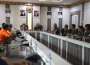 Atasi Kebakaran Musim Kemarau, Kodim 0422/Lampung Barat dan Tim Korhutla Mabes TNI Audensi dengan Pemkab
