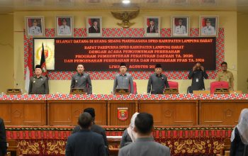 DPRD Lampung Barat Gelar Rapat Paripurna, Umumkan Propemperda 2026 dan Sahkan Perubahan KUA-PPAS 2026