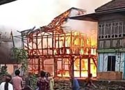 Kebakaran di Pemangku 2 Pekon Hujung: 1 Rumah Rusak Berat, 3 Lainnya Terdampak, 3 KK Mengungsi