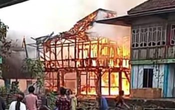 Kebakaran di Pemangku 2 Pekon Hujung: 1 Rumah Rusak Berat, 3 Lainnya Terdampak, 3 KK Mengungsi