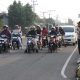 Kapolres Lampung Barat Pimpin Pam Rawan Pagi di Kota Liwa