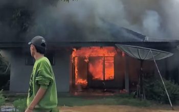 Kebakaran Rumah di Sindang Pagar Pajar Bulan, Kerugian Capai Rp300 Juta