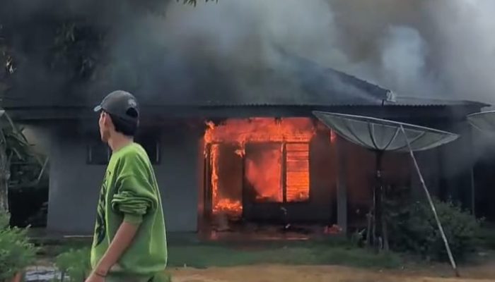 Kebakaran Rumah di Sindang Pagar Pajar Bulan, Kerugian Capai Rp300 Juta
