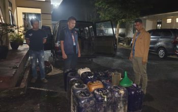 Penyalahgunaan BBM Subsidi, Pelaku dan Ratusan Liter BBM Disita Sat Reskrim Polres Lampung Barat